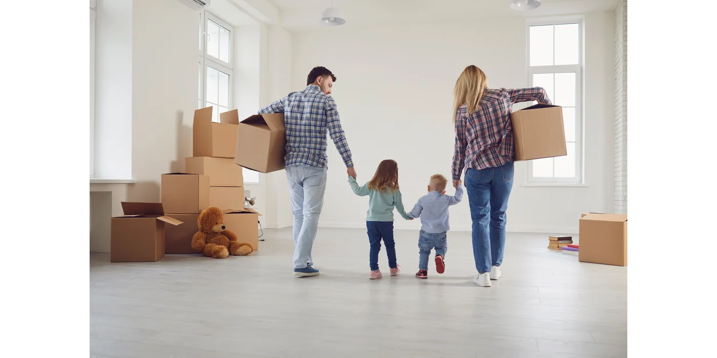 Family moving into new rental home — renters insurance in Los Angeles, CA | Blackstone Insurance Services