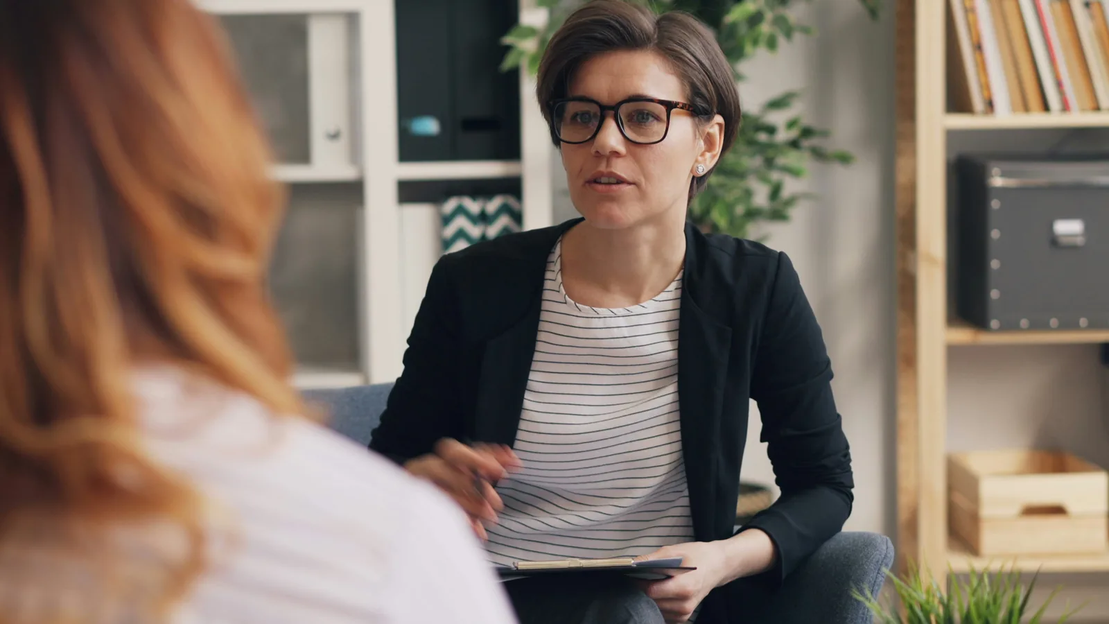 Therapist in session with a client — Therapist Insurance California | Mental Health Professional Liability | Blackstone